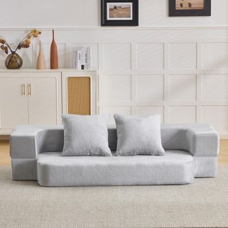 STILVORA Sof&aacute; Convertible De Dise&ntilde;o Moderno, Reutilizable, Sin Necesidad De Ensamblaje, F&aacute;cil De Transportar, Adecuado Para Sala De Estar, Habitaci&oacute;n De Invita