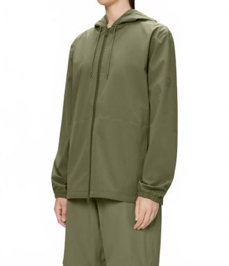 Rains Suva Long Rain Jacket In Marsh