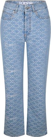 Off-white Womens Off White Off Mono 90s Denim in Light Blue - Size 25 (Waist)