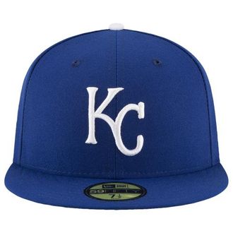 New Era Womens Kansas City Royals Royals 59Fifty Authentic Cap - Adult Royal/White Size 6 7/8