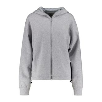 Under Armour Unstoppable Fleece FZ Jkt - Dames - Sportshirts - Grijs - M - Katoen - Fitness