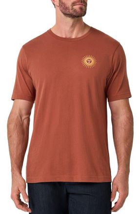 Travis Mathew Sunbaker Cotton Graphic T-Shirt in Maple at Nordstrom, Size X-Large