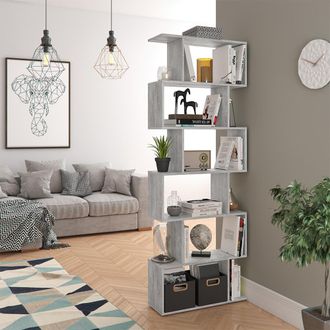 Vicco Separador De Ambientes Levio, Gris, 70 X 192.2 Cm