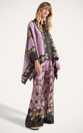 La DoubleJ Foulard Shirt Placée in Nucleus Placée Dusty Pink at Nordstrom, Size Xx-Large