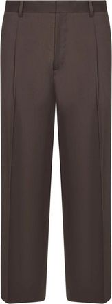 Costumein Vincent Broek - Heren - Straight fit broeken - Bruin - XL - Wol - Broeken