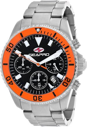Seapro Mens Black dial Watch