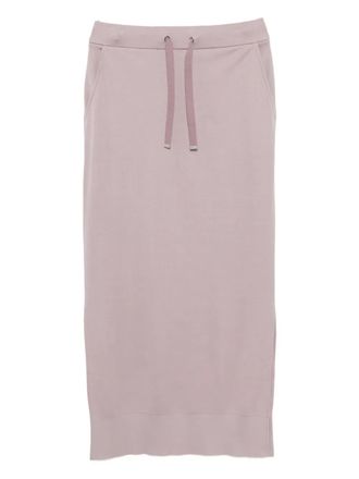 Herno cotton skirt - women - Cotton/Cotton - M - Purple