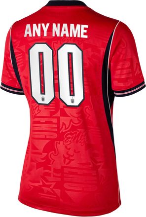 Nike England 2026 Stadium Away Nike Womens Dri-FIT Soccer Replica Custom Jersey By You in Red | NN203939028-CUS