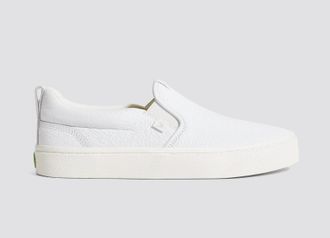 Cariuma Womens Cariuma Sneakers White Leather Slip On Comfort Casual Shoes ZAP1785