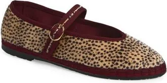 Flabelus x Nordstrom Animal Print Ballet Flat in Brown at Nordstrom, Size 35