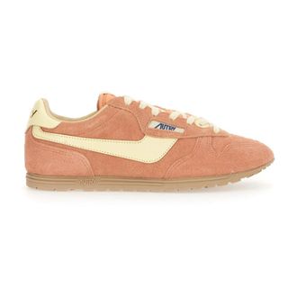 Autry Windspin Low - Dames - Sneakers - Roze - 39 EU - Leer - Schoenen
