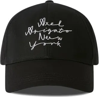 Axel Arigato Scribble New York Cap in Black at Nordstrom
