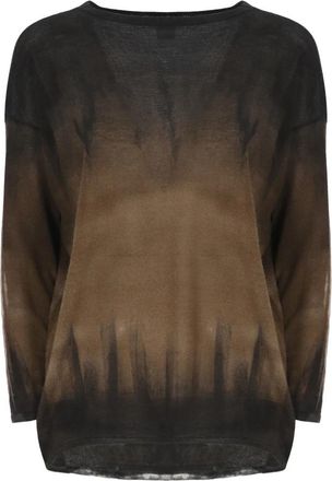 Avant Toi Long Sleeve Jersey - Dames - Cashmere truien - Veelkleurig - 2XS - Kasjmier - Truien & Vesten