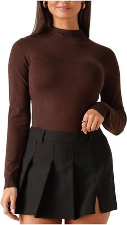 Access Fashion Access Fashion, Truien & Vesten, Dames, Bruin, L, Wol, Dames Truien & vesten D54-8074