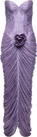 Ana Radu Abito lungo con decorazione - Viola