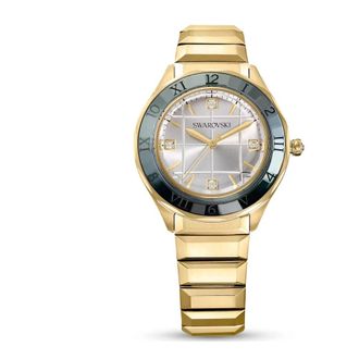 Swarovski Accessoires, unisex, Geel, ONE Size, Faceted Crystal Watch