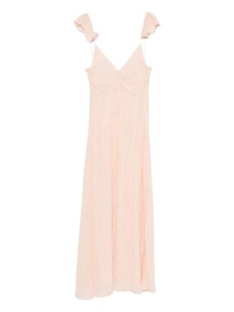 Forte_Forte Womens V-Necked Long Dress