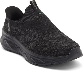 Skechers Slip-Ins Relaxed Fit Slip-On Sneaker in Black/Black at Nordstrom Rack, Size 6.5