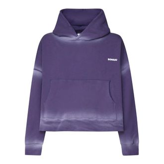 BONSAI Heren, Sweatshirts & Hoodies, Paars, Maat: XL Katoen