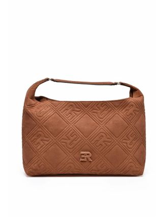 Ermanno Scervino Valentina Shoulder Bag With Quilted Design And Logo Motif