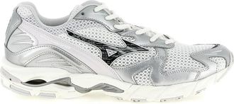Mizuno Wave Rider 10 - Heren - Hardloopschoenen - Grijs - 41 1/2 EU - Leer - Fitness