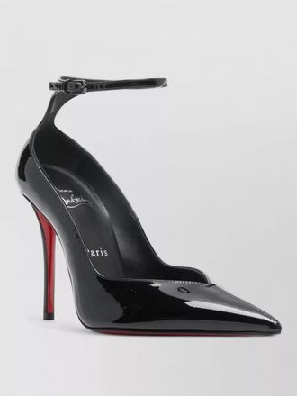 Christian Louboutin erozee patent pumps pointed toe strap