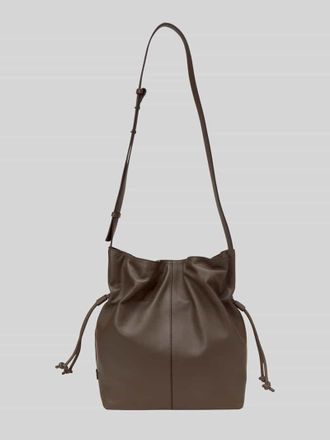 Marc O'Polo Henkeltasche aus echtem Rindsleder in Taupe, Gr&ouml;&szlig;e 1