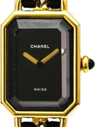 Chanel Pre-owned Watches, female, Black, Size: ONE SIZE Pre-owned Premiere H0001 Wristwatch