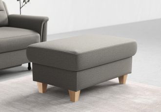 Sit&more Stauraumhocker »Farö« mit Stauraum und Federkern und naturfarbenen Füssen