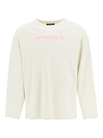 Liberal Youth Ministry Angels long-sleeve T-shirt - men - Cotton - M - White