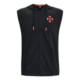 Under Armour Project Rock Sleeveless Hoodie Black Multi 1377434-001