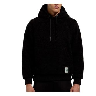 Dirk Bikkembergs Hoodies, male, Black, Size: M Felpa