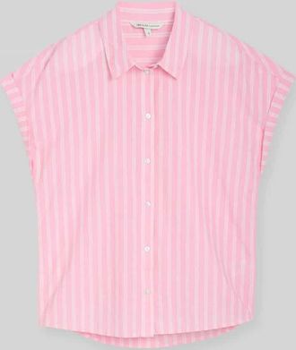 Tom Tailor Denim Relaxed Fit Bluse aus reiner Baumwolle in Pink, Gr&ouml;&szlig;e XL
