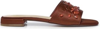 V&deg; 73 Rickayla Flat - Dames - Sandalen - Bruin - 38 EU - Leer - Schoenen