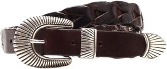 Golden Goose Brown Leather Belt