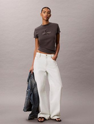 Calvin Klein Washed Cotton Monogram T-shirt