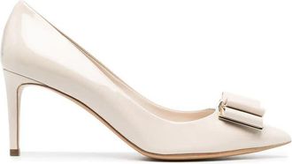 Ferragamo Vara Bow 70Mm Pumps, Size 4