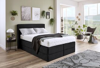 Westfalia Polsterbetten Boxspringbett wahlweise mit Kaltschaum-Topper