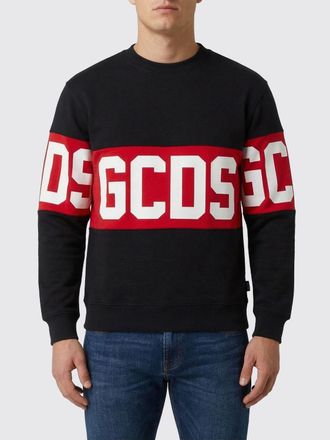 GCDS Felpa a girocollo in cotone con logo Gcds