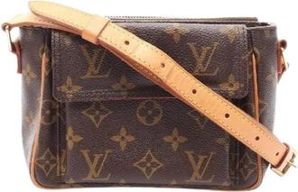 Louis Vuitton Pre-owned Viva Cite PM Monogram Schoudertas - Dames - Vintage Schoudertas - Bruin - ONE Size - Leer - Vintage