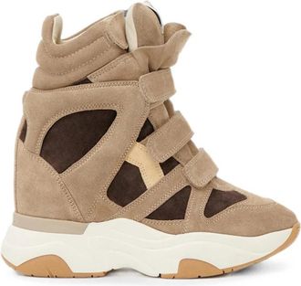 Isabel Marant Schoenen, Dames, Beige, 40 EU, Leer, Balskee Sneakers