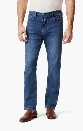 34 Heritage Charisma Relaxed Straight Leg Denim Jean In Mid Urban Wash