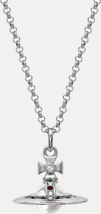 Vivienne Westwood New Tiny Orb Pendant Necklace Silver Women