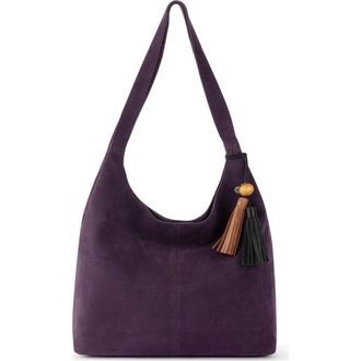 The Sak Huntley Hobo Bag in Aubergine Suede at Nordstrom