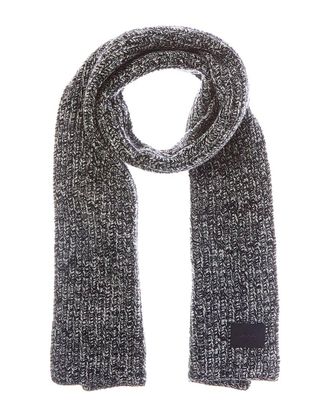 Vince Shaker Stitch Marl Wool & Cashmere-Blend Scarf
