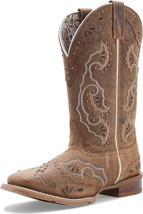 Laredo Lottie Womens Boots Sand : 8.5 B - Medium, Leather