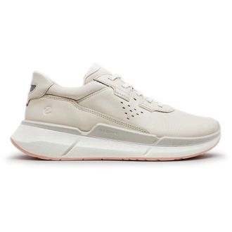 Ecco Ecco Biom 2.2 830763 Full Grain Leather Womens Fashion Trainers - Limestone - Size:UK 5-5.5