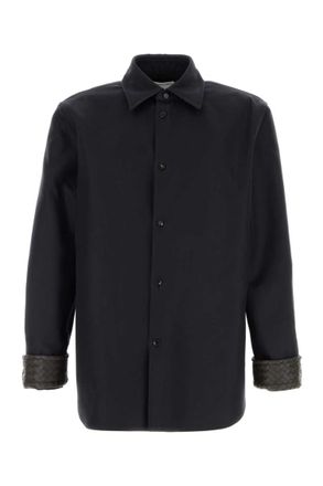 Bottega Veneta Black Regular Solid Shirt