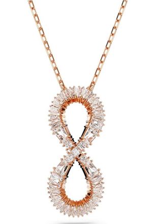 Swarovski Womens 5677623 Ladies Hyperbola Necklace - Rose Gold Metal - One Size