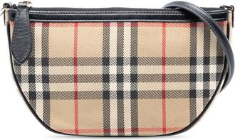 Burberry Pre-owned Burberry House Check Canvas Olympia Shoulder Bag 91MX4718RC7P8Z34